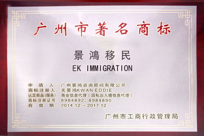 景鴻公司榮譽榜-著名商標